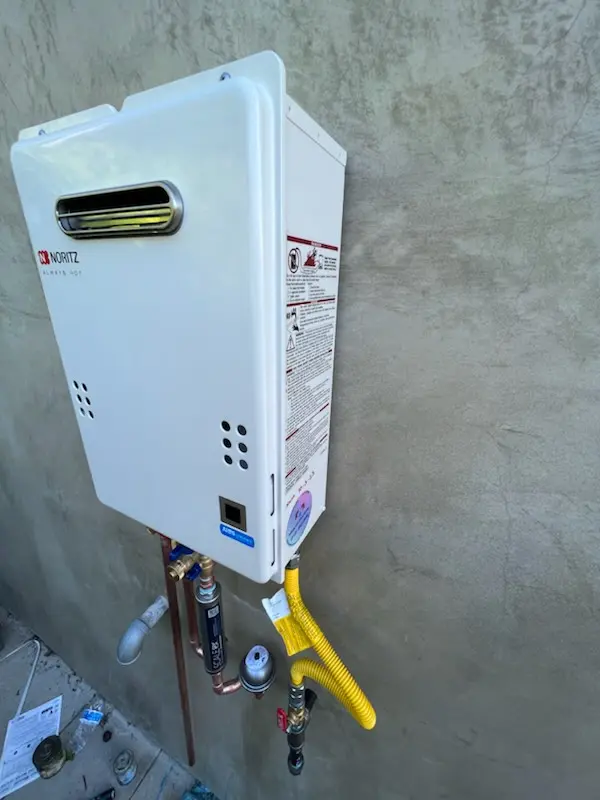 Tankless water heater installation for Round Top homes